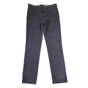 Banana Republic Aiden Chino Pants Mens 33x34 Straight Leg Navy Casual
